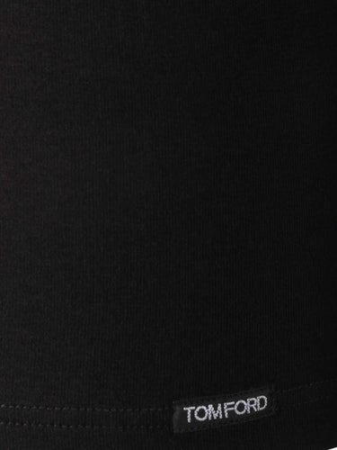 Tom Ford Hombre Barcelona Camiseta Interior Logo Algodón color Negro sku 653-000088 01 - Foto 4
