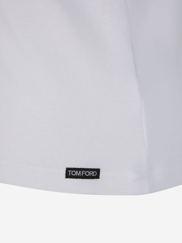 Tom Ford Hombre Barcelona Camiseta Interior Algodón color Blanco sku 653-000089 02 - Foto 4