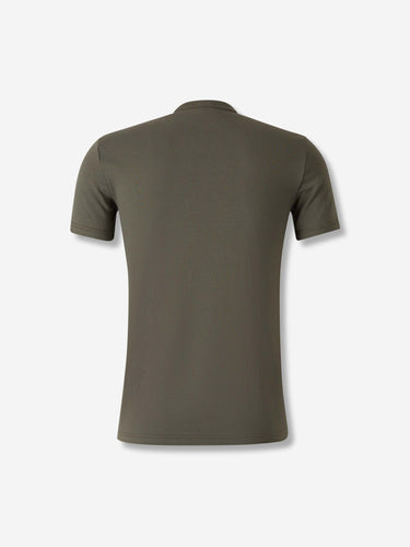 Tom Ford Hombre Barcelona Camiseta Interior Algodón color Verde Militar sku 653-000089 03 - Foto 2
