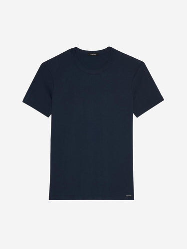 Tom Ford Hombre Barcelona Camiseta Interior Algodón color Azul Marino sku 653-000089 04 - Foto 1