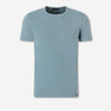 Tom Ford Hombre Barcelona Camiseta Algodón Logo color Azul Turquesa sku 653-000089 05 - Foto 1