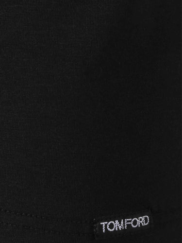 Tom Ford Hombre Barcelona Camiseta Algodón Lisa color Azul Noche sku 653-000090 01 - Foto 3