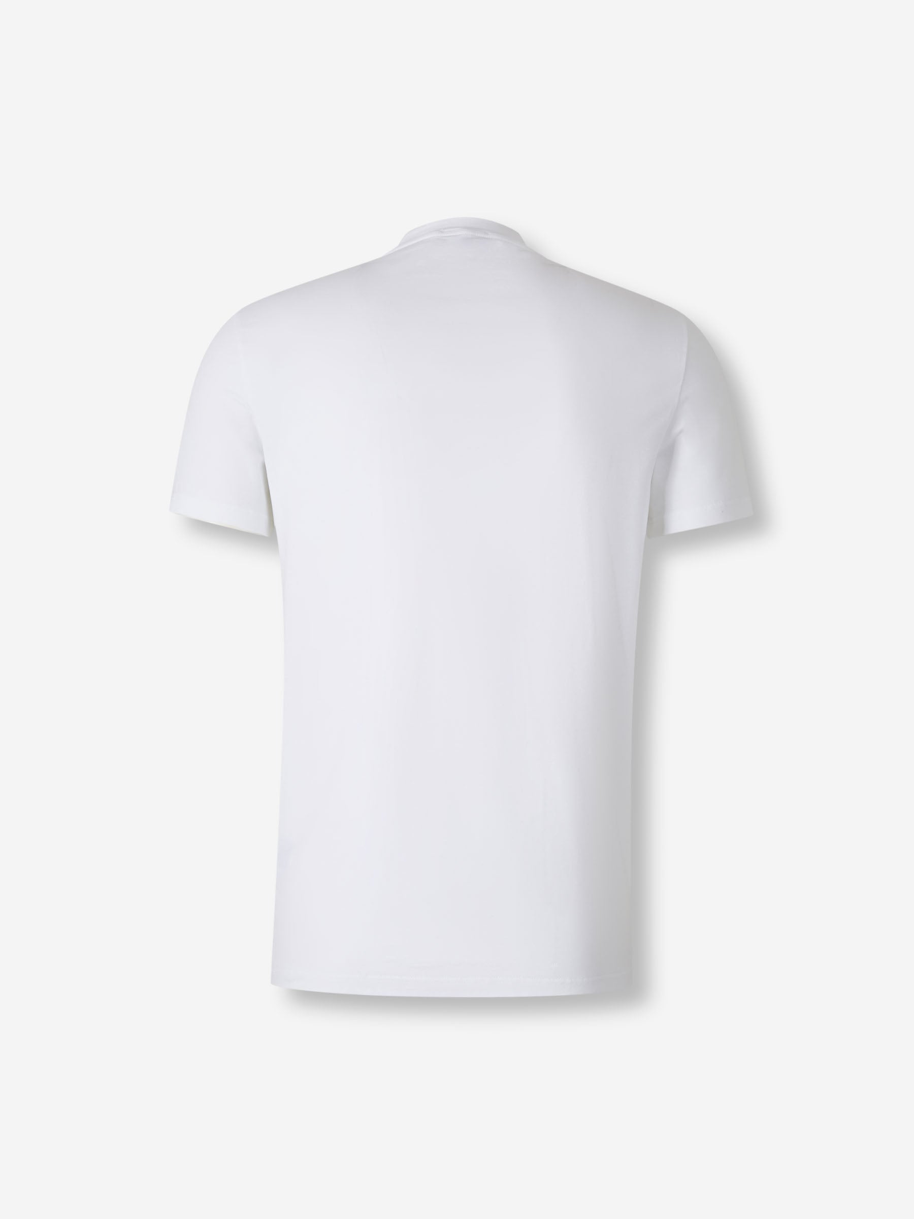 Tom Ford Hombre Barcelona Camiseta Algodón Lisa color Blanco sku 653-000090 02 - Foto 2