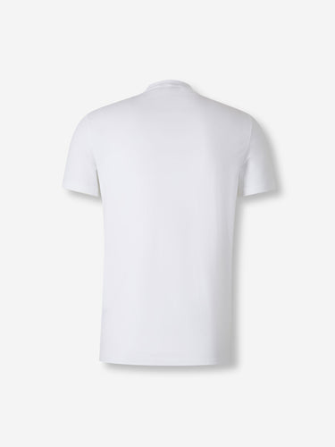 Tom Ford Hombre Barcelona Camiseta Algodón Lisa color Blanco sku 653-000090 02 - Foto 2