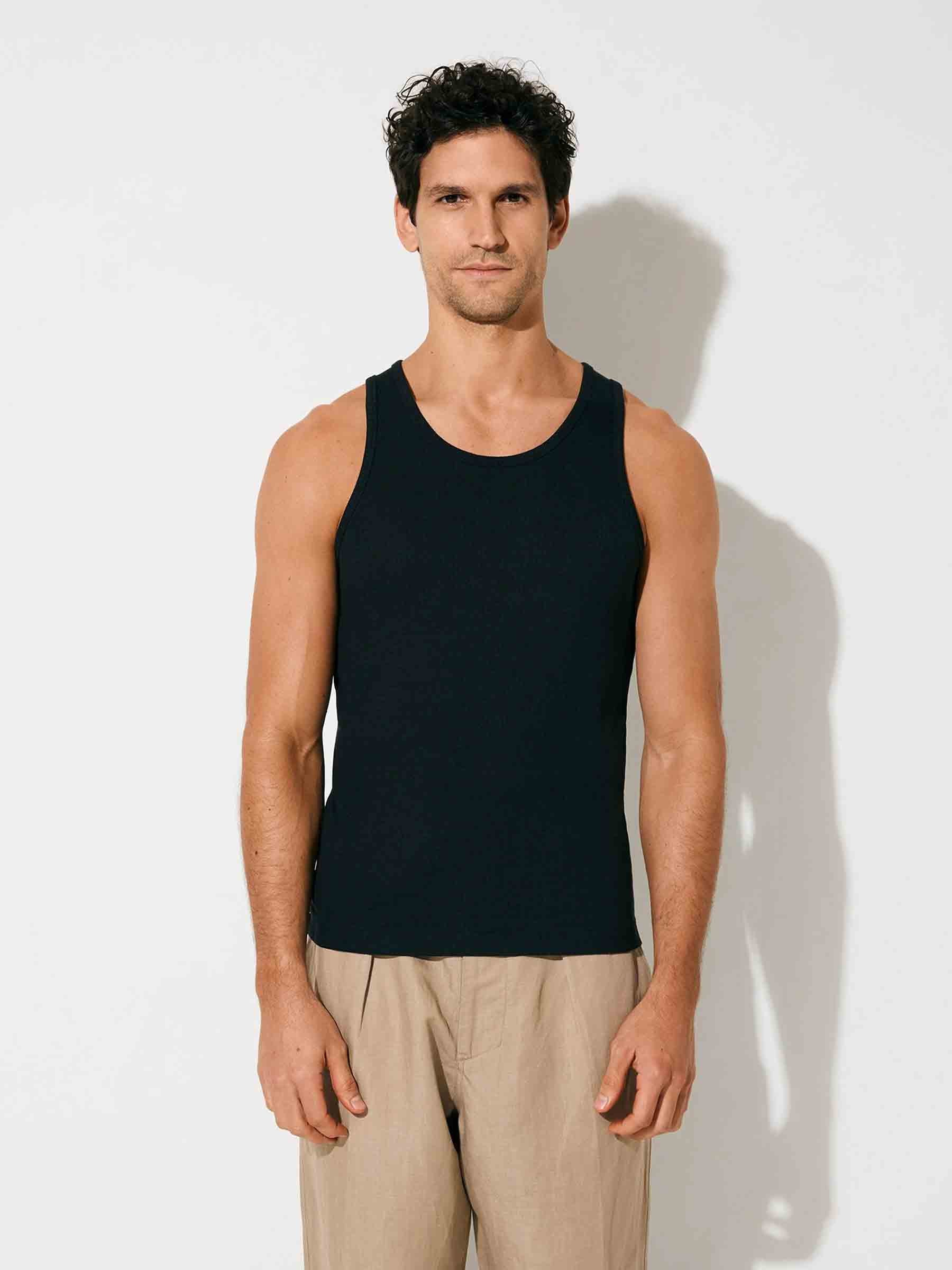 CDLP Hombre Barcelona Camiseta De Tirantes color Negro sku 653-000091 02 - Foto 2
