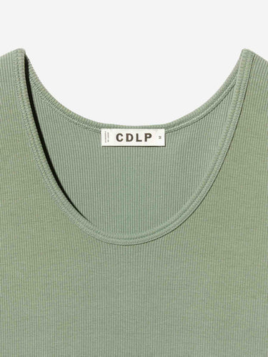 CDLP Hombre Barcelona Camiseta Canalé Tirantes color Verde Militar sku 653-000093 08 - Foto 3