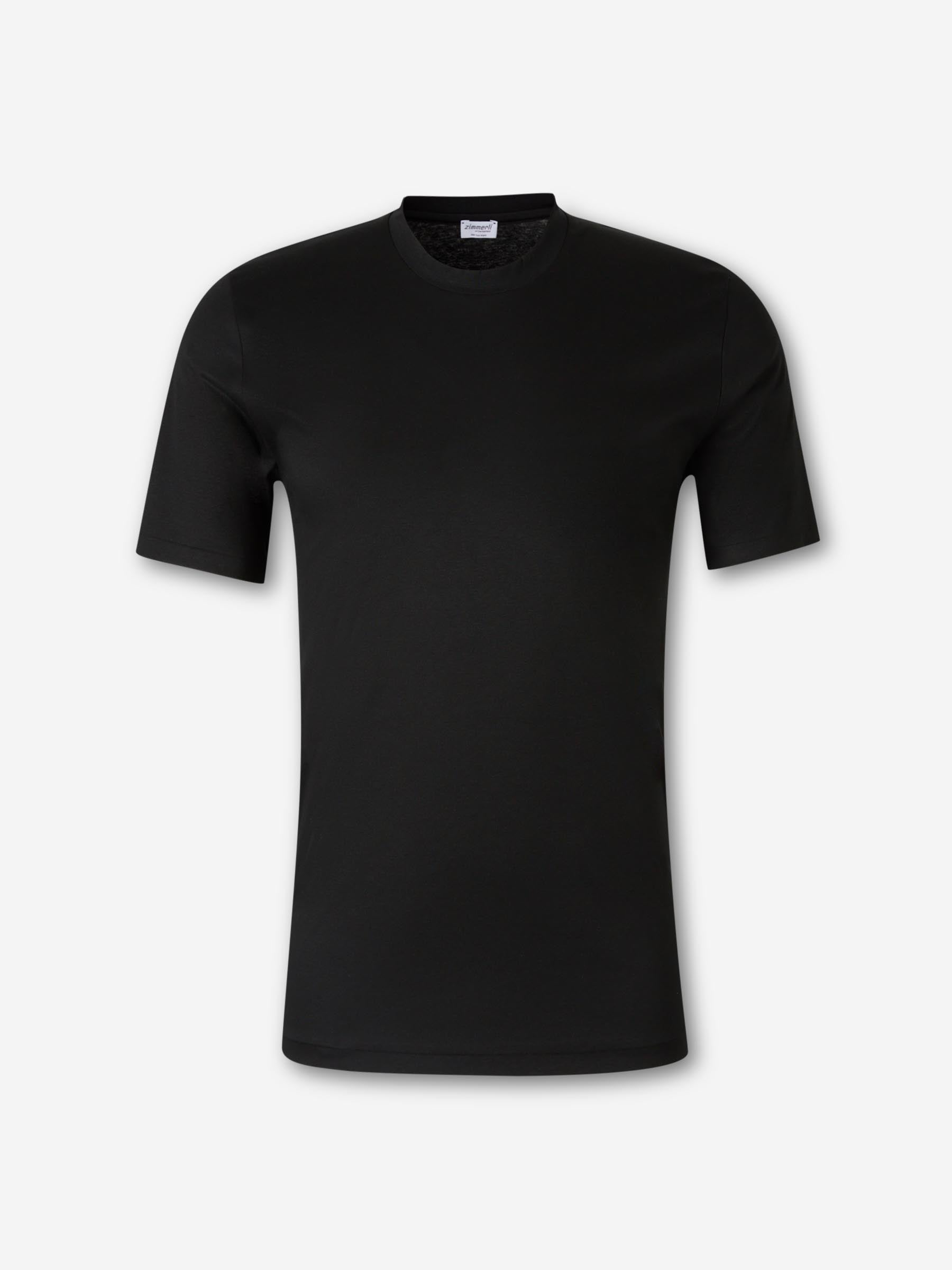 Zimmerli Hombre Barcelona Camiseta Cuello Redondo color Negro sku 653-000094 02 - Foto 1