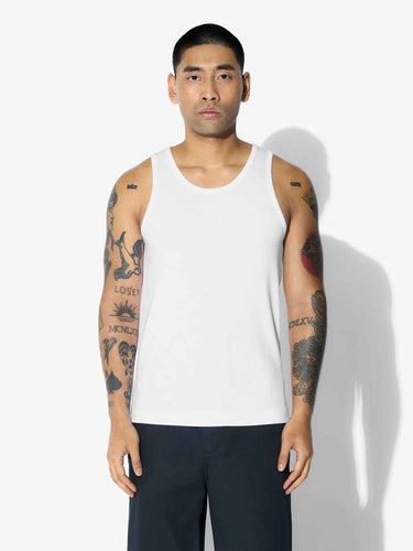 CDLP Hombre Barcelona Camiseta Interior Tirantes color Blanco sku 653-000096 01 - Foto 2