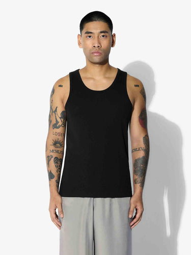 CDLP Hombre Barcelona Camiseta Interior Tirantes color Negro sku 653-000096 02 - Foto 2