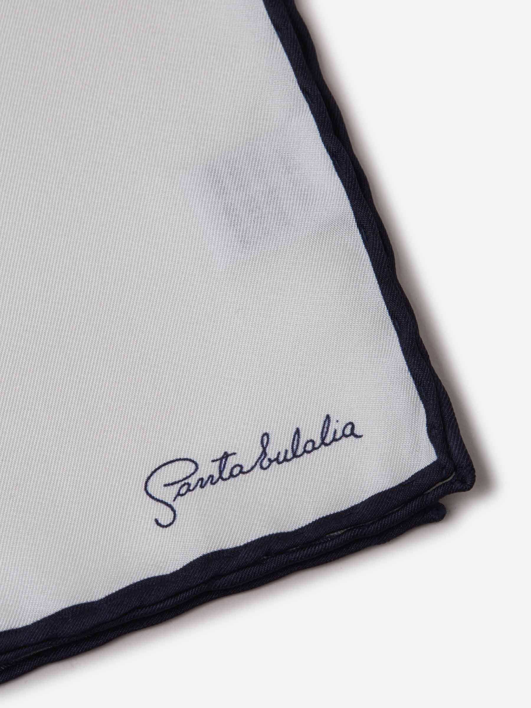 Santa Eulalia Hombre Barcelona Pañuelo Seda Bicolor color Azul Noche sku 654-000188 02 - Foto 2