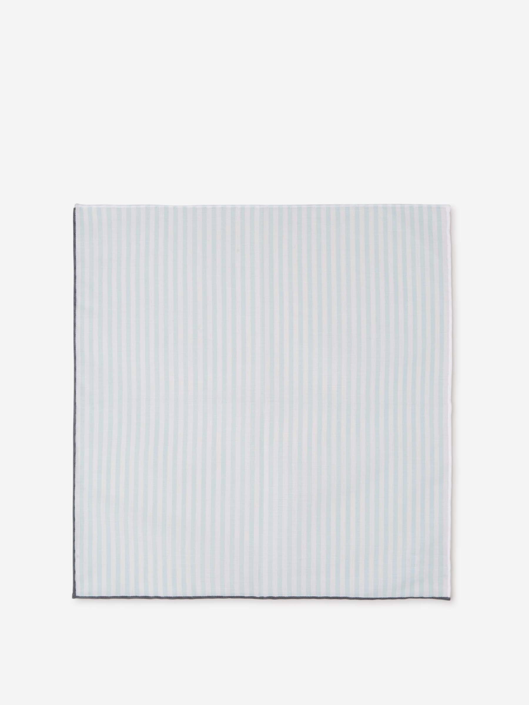 Santa Eulalia Hombre Barcelona Pañuelo Algodón Rayas color Azul sku 654-000228 01 - Foto 1