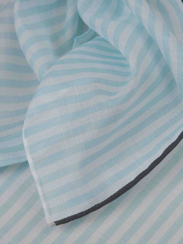 Santa Eulalia Hombre Barcelona Pañuelo Algodón Rayas color Azul sku 654-000228 01 - Foto 3