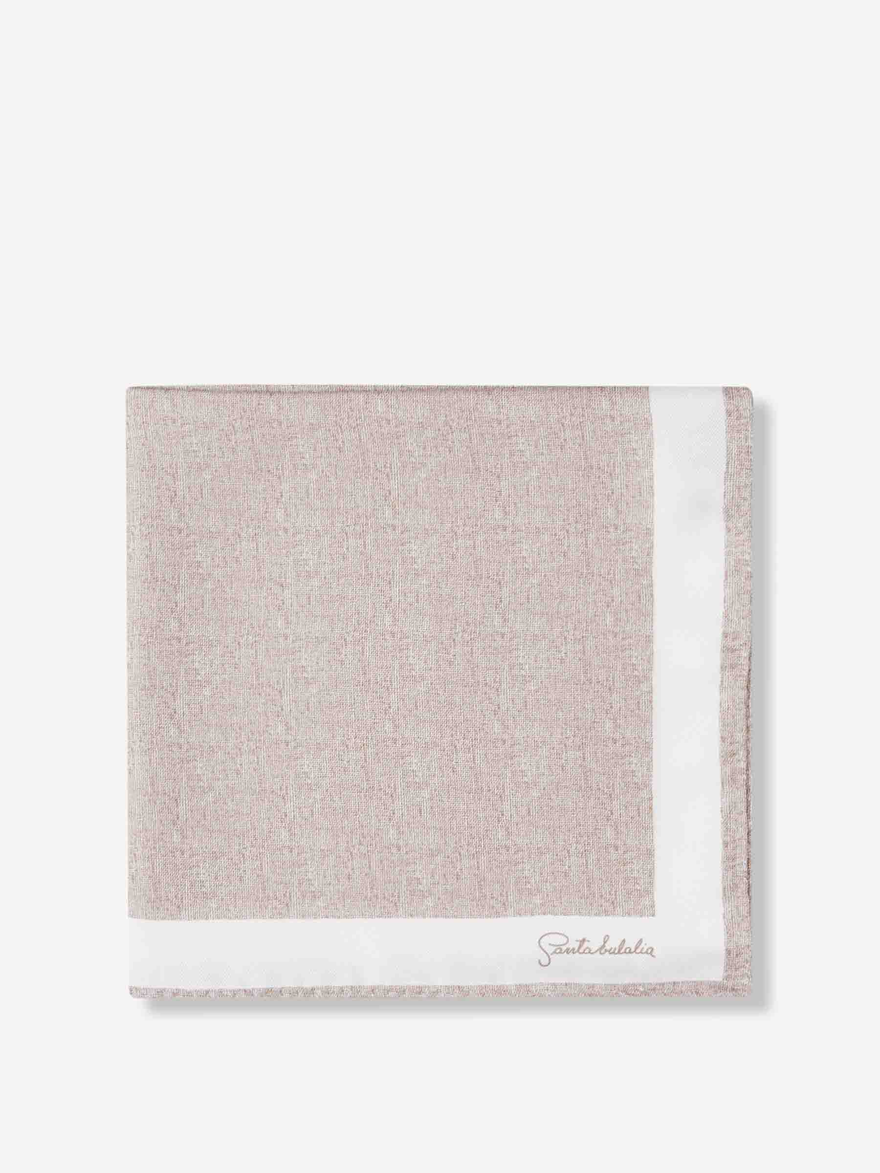 Santa Eulalia Hombre Barcelona Pañuelo Japeado Seda color Camel sku 654-000320 01 - Foto 1