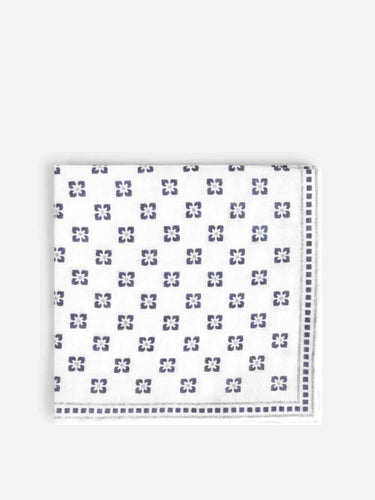 Santa Eulalia Hombre Barcelona Pañuelo Floral Lino color Blanco sku 654-000328 01 - Foto 1