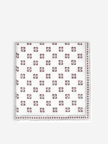 Santa Eulalia Hombre Barcelona Pañuelo Floral Lino color Marfil sku 654-000328 03 - Foto 1