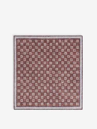 Santa Eulalia Hombre Barcelona Pañuelo Floral Lino color Marrón sku 654-000328 04 - Foto 2