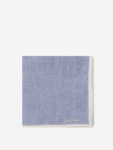 Santa Eulalia Hombre Barcelona Pañuelo Seda Contraste color Azul sku 654-000329 01 - Foto 1