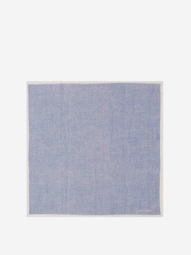 Santa Eulalia Hombre Barcelona Pañuelo Seda Contraste color Azul sku 654-000329 01 - Foto 2
