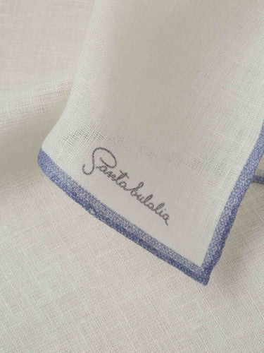 Santa Eulalia Hombre Barcelona Pañuelo Seda Contraste color Azul Marino sku 654-000330 01 - Foto 3