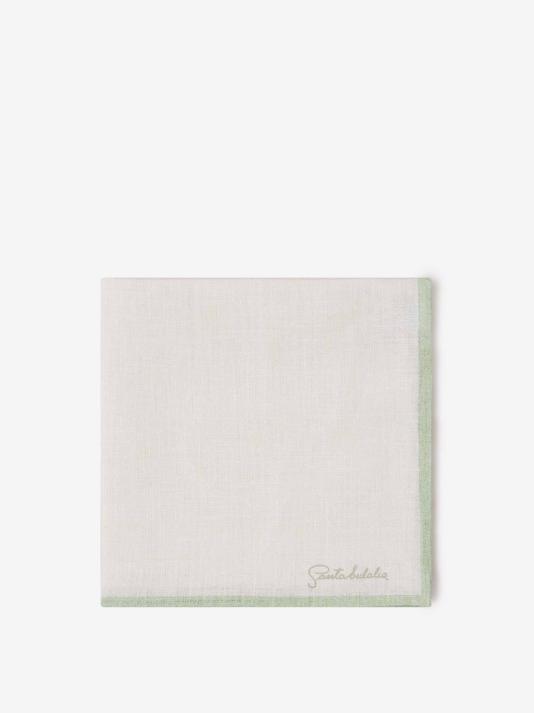 Santa Eulalia Hombre Barcelona Pañuelo Seda Contraste color Verde sku 654-000330 02 - Foto 1