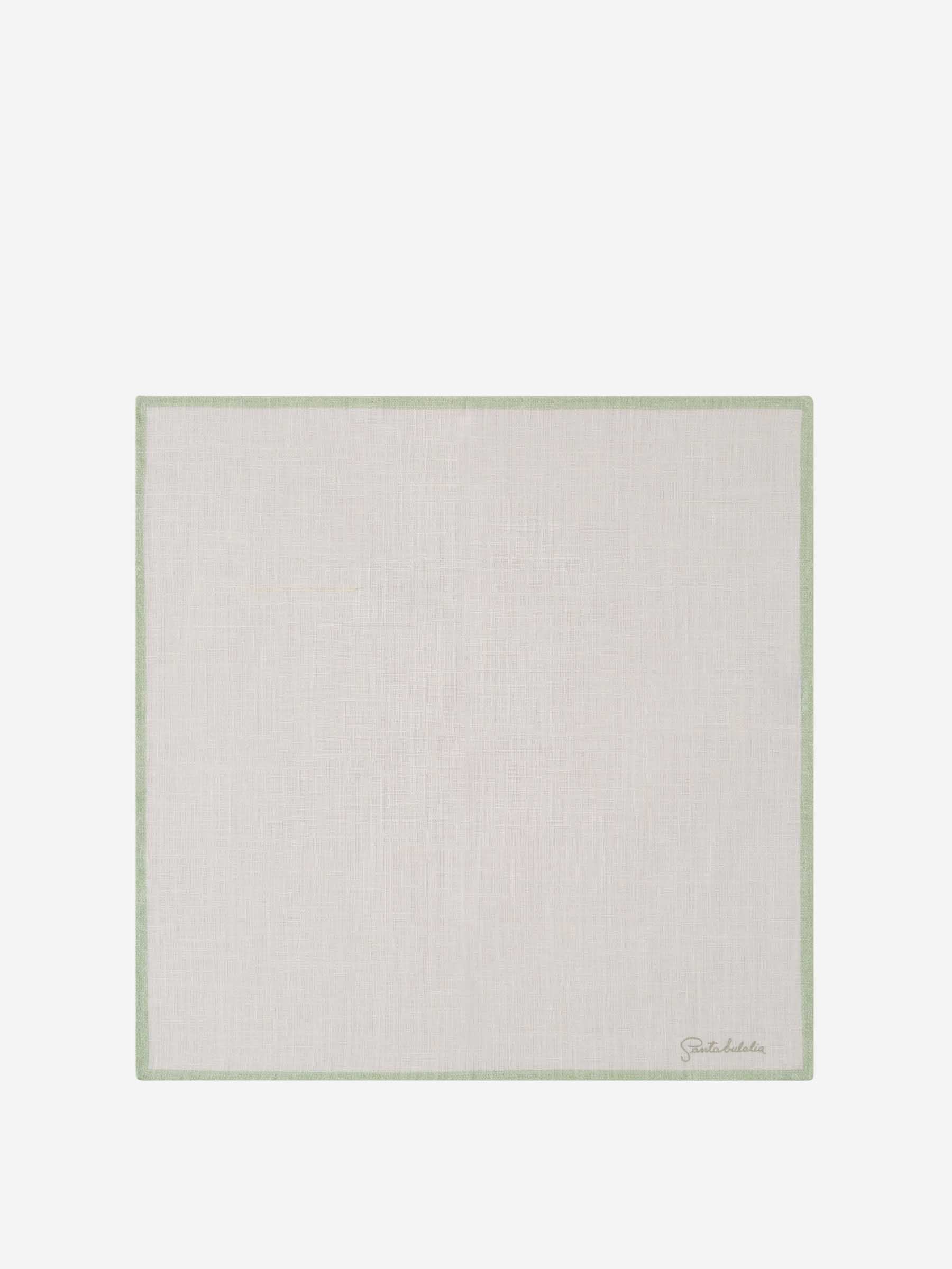 Santa Eulalia Hombre Barcelona Pañuelo Seda Contraste color Verde sku 654-000330 02 - Foto 2