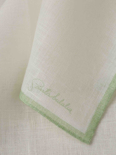 Santa Eulalia Hombre Barcelona Pañuelo Seda Contraste color Verde Manzana sku 654-000330 05 - Foto 3