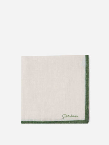 Santa Eulalia Hombre Barcelona Pañuelo Seda Contraste color Verde Oscuro sku 654-000330 06 - Foto 1