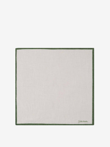 Santa Eulalia Hombre Barcelona Pañuelo Seda Contraste color Verde Oscuro sku 654-000330 06 - Foto 2