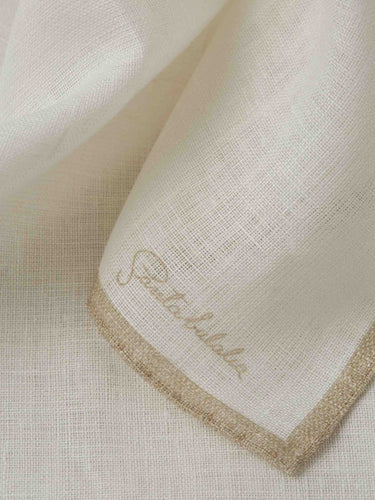 Santa Eulalia Hombre Barcelona Pañuelo Seda Contraste color Taupe sku 654-000330 08 - Foto 3
