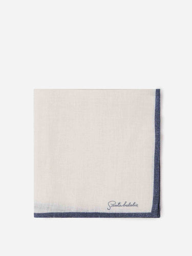 Santa Eulalia Hombre Barcelona Pañuelo Seda Contraste color Azul Noche sku 654-000330 09 - Foto 1
