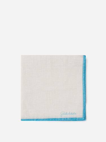 Santa Eulalia Hombre Barcelona Pañuelo Seda Contraste color Azul sku 654-000330 10 - Foto 1
