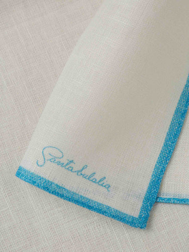 Santa Eulalia Hombre Barcelona Pañuelo Seda Contraste color Azul sku 654-000330 10 - Foto 3