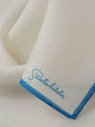 Santa Eulalia Hombre Barcelona Pañuelo Seda Contraste color Azul Cobalto sku 654-000330 11 - Foto 3