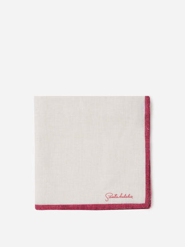 Santa Eulalia Hombre Barcelona Pañuelo Seda Contraste color Burdeos sku 654-000330 13 - Foto 1