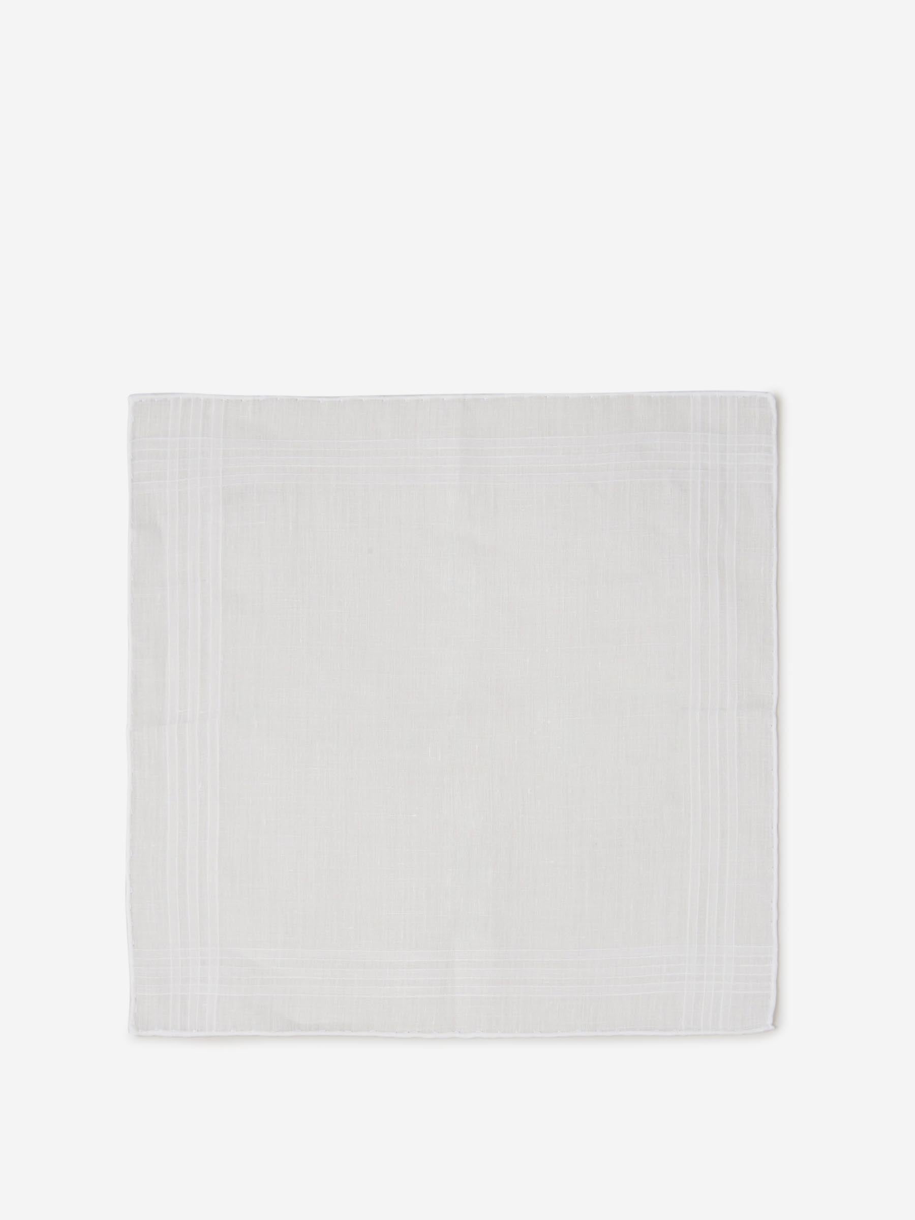 Santa Eulalia Hombre Barcelona Pañuelo Algodón Y Lino color Blanco sku 654-000337 01 - Foto 1