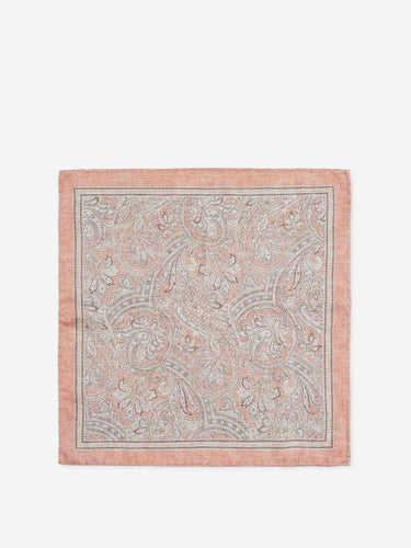 Santa Eulalia Hombre Barcelona Fular Pasley Seda color Marrón sku 654-000352 01 - Foto 2