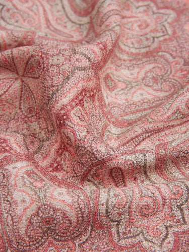 Santa Eulalia Hombre Barcelona Fular Pasley Seda color Coral sku 654-000355 00 - Foto 3