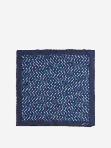 Brioni Hombre Barcelona Pochette Seda color Azul Marino sku 654-000364 01 - Foto 1