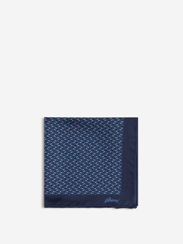 Brioni Hombre Barcelona Pochette Seda color Azul Marino sku 654-000364 01 - Foto 2