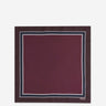 Zegna Hombre Barcelona Pochette Seda color Burdeos sku 654-000366 02 - Foto 1