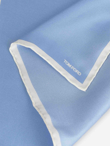 Tom Ford Hombre Barcelona Pochette Seda color Azul Celeste sku 655-000004 01 - Foto 3
