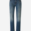 Alexander McQueen Jeans Straight Fit Logo color Azul Denim Oscuro sku 522-002638 01 - Foto 1