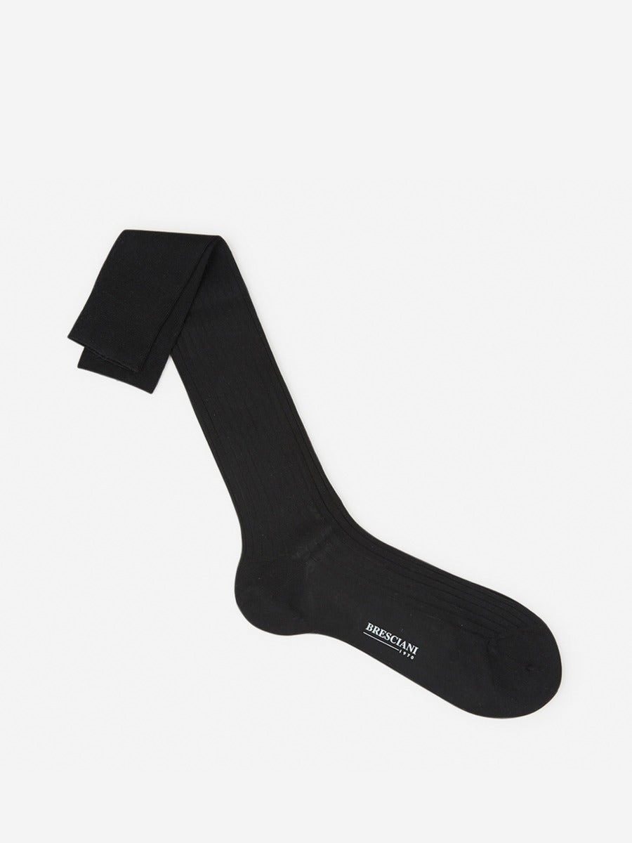 Santa Eulalia Hombre Barcelona Calcetines Largos Canalé color Negro sku 642-000177 01 - Foto 2