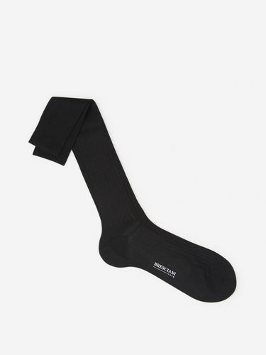 Santa Eulalia Hombre Barcelona Calcetines Largos Canalé color Negro sku 642-000177 01 - Foto 2