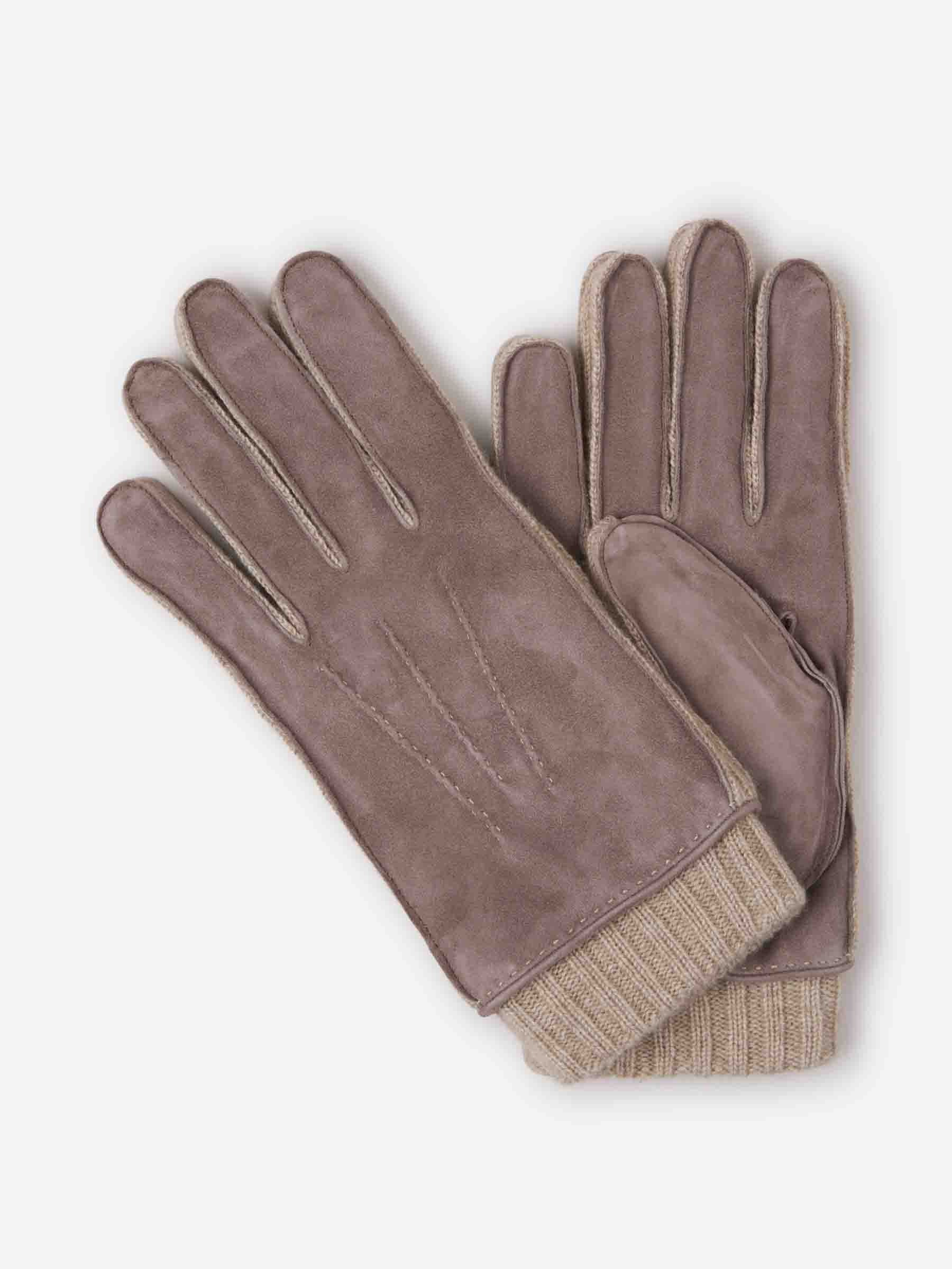 Santa Eulalia Hombre Barcelona Guantes Piel Ante color Taupe sku 680-000119 01 - Foto 1