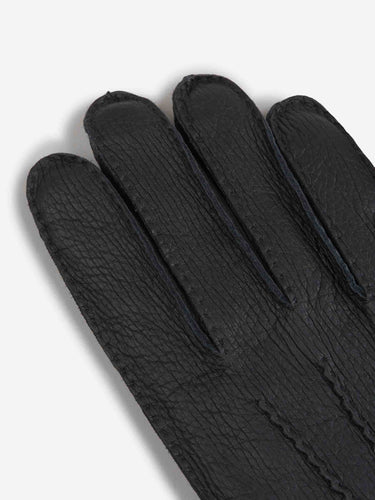 Santa Eulalia Hombre Barcelona Guantes de Piel color Negro sku 680-000125 01 - Foto 2