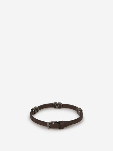 Valentino Garavani  Barcelona Brazalete Vlogo Piel color 0405 sku 682-000523 02 - Foto 2