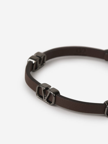 Valentino Garavani  Barcelona Brazalete Vlogo Piel color 0405 sku 682-000523 02 - Foto 3