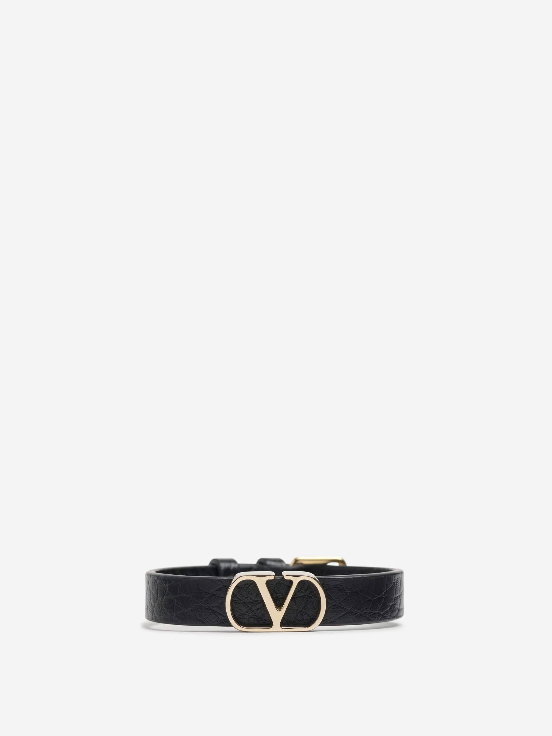 Valentino Garavani Hombre Barcelona Brazalete Vlogo Signature color Negro sku 682-000867 01 - Foto 1