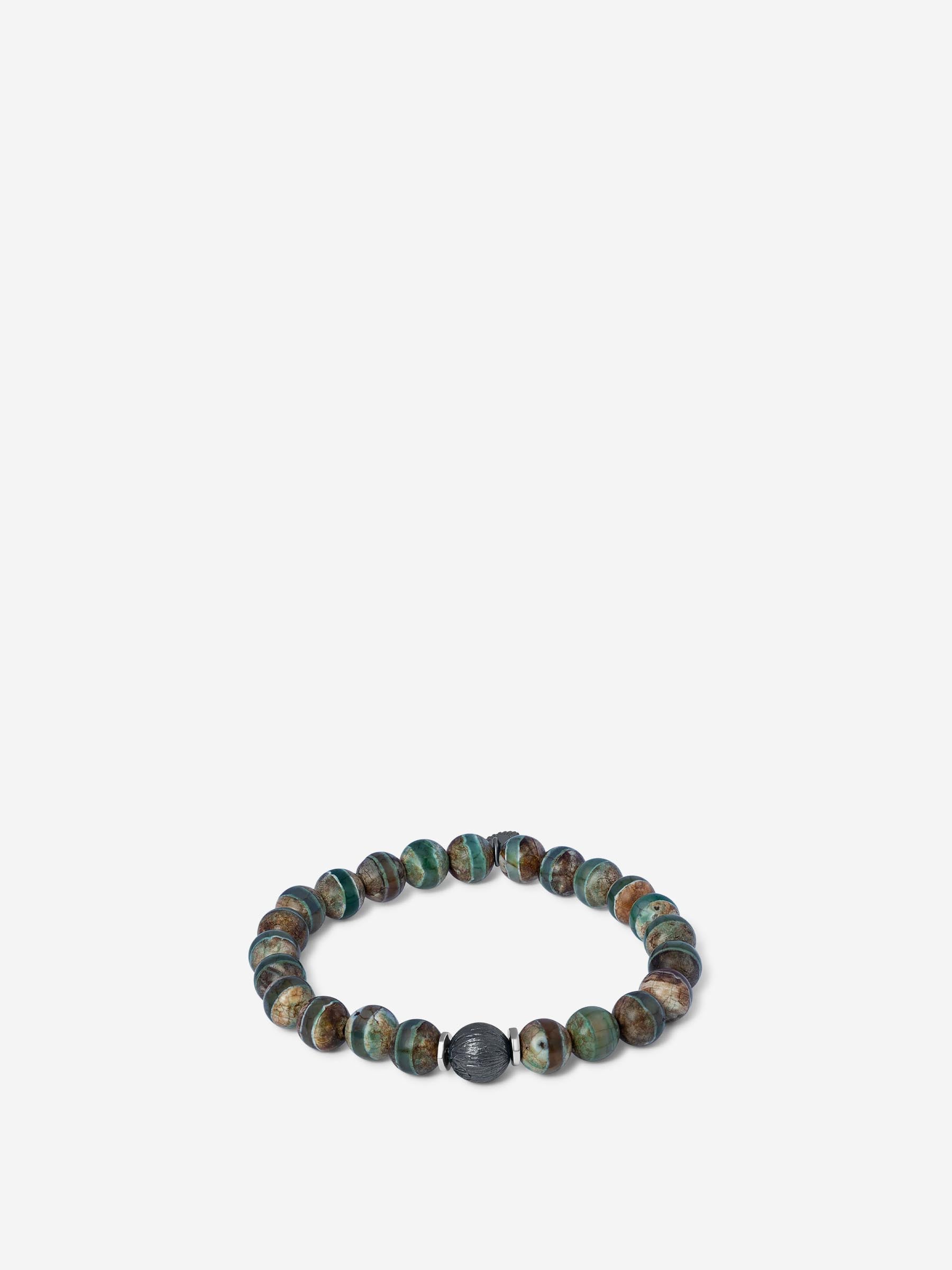 Tateossian Hombre Barcelona Pulsera Lhasa Graffiato color Verde sku 682-000923 01 - Foto 1